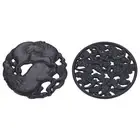 Cast Iron Trivet Sturdy Dish Plate Holder for Office Kitchen Dining Table