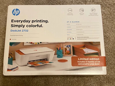 HP DeskJet 2732 Wireless All-in-One Color Inkjet Printer Instant Ink Terracotta
