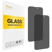ArmorPro 9H+ Tempered Glass Privacy Screen Protector for iPhone 16/iPhone 15/...