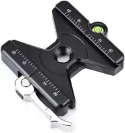 Arca Compatible Lever Lock QR Clamp For Camera SLC-60B 60MM with Bubble Level