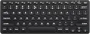 Perixx PERIBOARD-732B Wireless Backlit Mini Keyboard - X Type Scissor Keys - White Backlit - US English