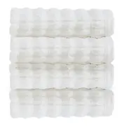 100% Cotton 4 Piece Morrison Face Washer Set Soft and Durable Ivory