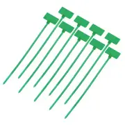 250pcs Marker Cable Zip Ties, 6.5'' Self-Locking Nylon Labels Zip Tie, Green