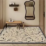 Door Mat Indoor Entrance Washable Free Low-Profile Front Back Geometric Doormat, Easy to Clean Sturdy Inside Floor Mats