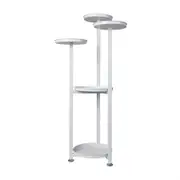 Plant Stand Outdoor Indoor Flower White Medium