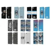 OFFICIAL GLASGOW WARRIORS GRAPHICS LEATHER BOOK CASE FOR APPLE iPOD TOUCH MP3