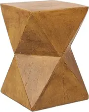 Concrete Side Table Art Lightweight : Outdoor Garden Side Table 31x31x45cm Garden Table Patio Side Table Small End Table Bedside Table for Living Room Indoor Outdoor Home Garden Patio Balcony