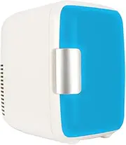 MegLob 4L Compact Portable Fridge, Mini Hot And Cold Breast Milk Drug Insulin Freezer, Car Pocket Cosmetics And Beauty Refrigerator, Coffee Incubator,Blue