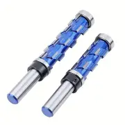 "High-Grade Carbide Flush Trim Router Bit with 1/2"" Round Shank Double Bearing Design for Woodworking Projects Ideal for"