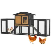 Advwin Chicken Coop Large Rabbit Hutch Wooden Pet House