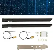 AX210NGW WIFI6E Network Card, Dual Band Gigabit WiFi Card, M.2 NGFF BT5.2 2.4G/5G/6G Support, for 10/11, Linux, Chrome OS
