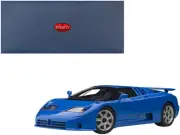 1/18 Bugatti EB110 SS Super Sport Model Car French Racing Blue Silver Wheels ...