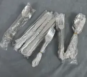 Vintage New Sears Oneida Azalea Soup Spoon Hostess Set Forks Knives 52 Pieces
