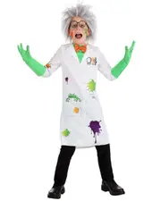 Frog Lab Scientist Child Costume