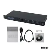Professional 4-CH Audio Effector 4-IN 8-OUT Digital Audio Processor USB w/Power