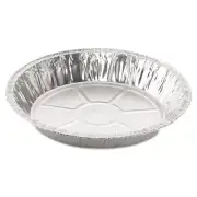 Handi-Foil 400440 9.03" x 1.25" 32 oz. Aluminum Containers - Silver (500/CT) New