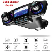 Car FM Transmitter Wireless Bluetooth-Compatib 4.0 Handsfree Kit MP3 Player DC5V