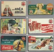 1996 Scoreboard Coca Cola $2 Collectable Phone Card Set (50)