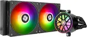Thermalright Aqua Elite 240 V6 ARGB Black CPU Liquid Cooler, 240 Cooling Row Size,2x120mm Water Radiator,AMD: AM4/AM5,Intel LGA115X/1200/2011/1700/1851, AIO CPU Cooler