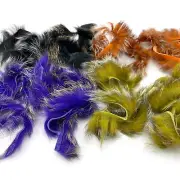 CROSSCUT SHIMMER RABBIT STRIPS - Hareline Fly Tying Zonkers Gold or Silver Tips!