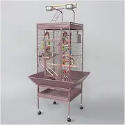 Bird Cage Pet Interactive Rack and Movable Parrot Cage with Breeding Box Suitable for Canaries Small Parrots Finches Lovebirds and Parakeets Bird Cages