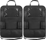 Car Back Seat Organizer, Backseat Car Organizer, 2 Pack Multi-pocket Seat Backseat for Travel
