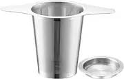 WJnflQN Tea Infusers for Loose Tea | Fine Mesh Tea Strainer Tea Infusers and Filters with Double Handles - Tea Steeper Large Capacity Teaware Accessories, Tea Strainers for Loose Tea, Rooibos, Tea