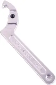 Eowpower Chrome Vanadium Adjustable C Spanner Hook Wrench Tool round Head 32-76