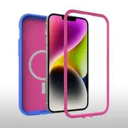 OtterBox Apple iPhone 14 Plus Defender Series XT Case with MagSafe - Blooming Lotus (Pink) (77-89112)