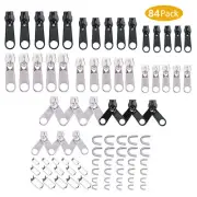 4.5 Inch Zinc Alloy Nylon Double Sided Zipper Head Set Zipper Repair Kit