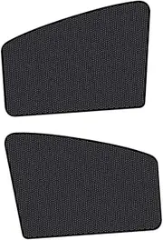 TIDTALEO 2Pc Magnetic Car Window Sun Shades UV Protection Side Window Sunshade Carbon Yarn Blinds for Front Windows Lightweight Opaque for Privacy