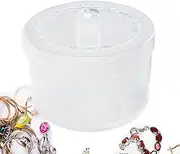Nail Tool Sterilizing Box - Tool Sterilizer Tray | Portable Double Filter Cleaning Tray for Manicure Station Travel Home Accessories Health Tweezer Drill Bits