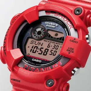 CASIO 卡西歐(GW-8230NT-4) G-SHOCK FROGMAN30周年 太陽能潛水青蛙功能錶-紅色