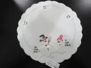 Plauener Spitze Snowmen Round Table Doily 28 CM *NWT (Set of 5) MADE in GERMANY