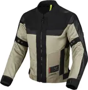 Macna Empire 2.0 waterproof Ladies Motorcycle Textile Jacket, black-beige, Size XS for Women Black Beige
