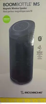 scosche BoomBottle MS Wireless Bluetooth Speaker Waterproof Black (BTMSMSC1-BB2)
