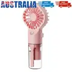 _ Handheld Mini Air Conditioner Portable Small Air Cooler Summer Gift (Pink)