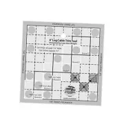 4in Log Cabin Trim Tool Quilt Ruler - CGRJAWMN4