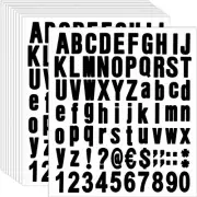 770 Pieces 10 Sheets Self Adhesive Vinyl Letters Numbers Kit, Alphabet Numboo