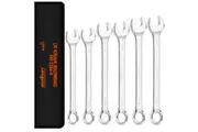 6Pc Extra Big Imperial Combination Spanner Ring Open Ended Combo Wrench Work