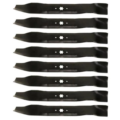 8 (Eight) Mulching Blades 42" Deck Fits MTD 942-0616A Fits Bolens Fits Cub Cadet