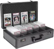 Waterproof 5-Slot Graded Card Storage Case with Coded Locks for Collectors