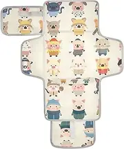 Reusable Changing Pads for Baby with Tissue Pocket Diaper Changing pad Portable Infant Travel Station Kit