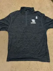 Kentucky University Men Gray Champion Quarter Zip Pullover L