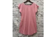 Ladies PJS Size S-XXL Pink Tee Summer Short Sleeve Nightie Pyjamas (2114) [Size: Medium]