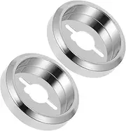 Mipcase 2pcs Gas Stove Knob Base Durable Rotating Switch Covers for Kitchen Cooktops Grills Compatible with Various Appliances Reliable Performance Versatile Use