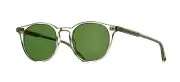 Garrett Leight CLUNE SUN Pure Glass/Semi-Flat Pure Green (PG/SFPGN) Sunglasses