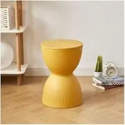 Footboard Bench Shoe Changing Stool Plastic Round Stool Simple Living Room Low Stool Simple Modern Home Doorway Shoe Changing(B)