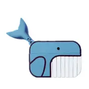 Clownfish Wireless Earphones Shockproof Silicone Protective Case for Apple AirPods Pro 3(Blue)