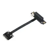 270 degree Mini PCIe To PCI-E 4X Adapter cable